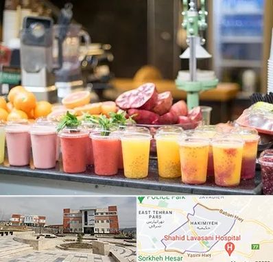 آب میوه فروشی در حکیمیه