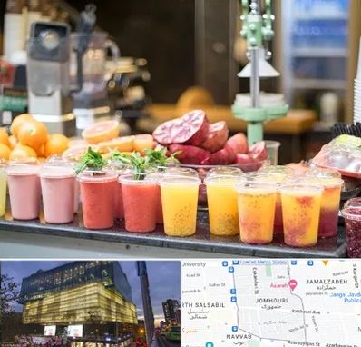 آب میوه فروشی در جمهوری