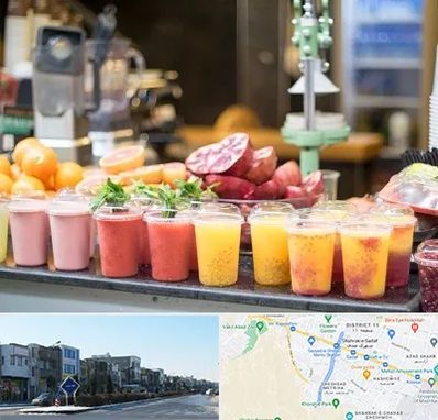 آب میوه فروشی در شریعتی مشهد