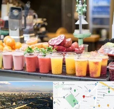 آب میوه فروشی در هنگام