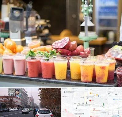 آب میوه فروشی در کارگر شمالی