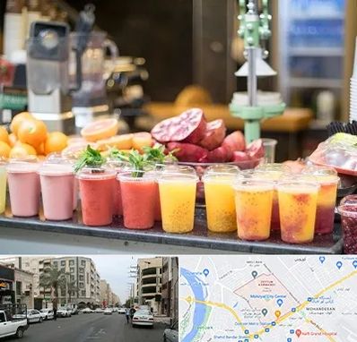 آب میوه فروشی در زیتون کارمندی اهواز