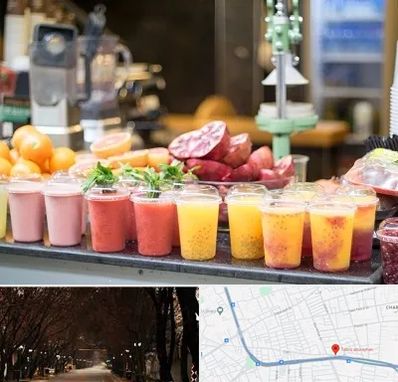 آب میوه فروشی در ابوریحان تبریز