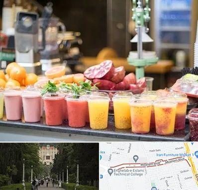 آب میوه فروشی در بلوار معلم رشت