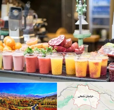 آب میوه فروشی در خراسان شمالی