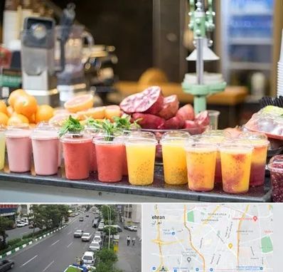 آب میوه فروشی در ستارخان