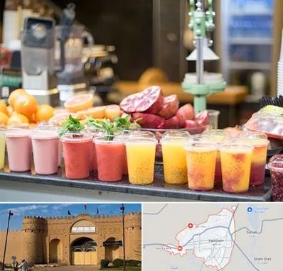 آب میوه فروشی در ایرانشهر