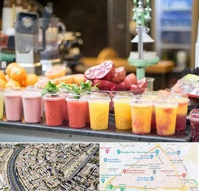 آب میوه فروشی در شهرک غرب مشهد