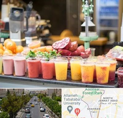 آب میوه فروشی در شهران