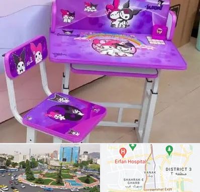 فروش میز و صندلی کودک در ونک 