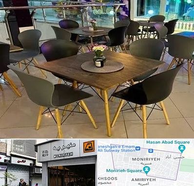 فروش میز و صندلی رستورانی در منیریه 