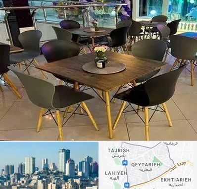 فروش میز و صندلی رستورانی در قیطریه 
