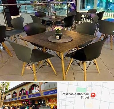 فروش میز و صندلی رستورانی در 15 خرداد