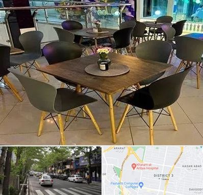 فروش میز و صندلی رستورانی در ظفر 