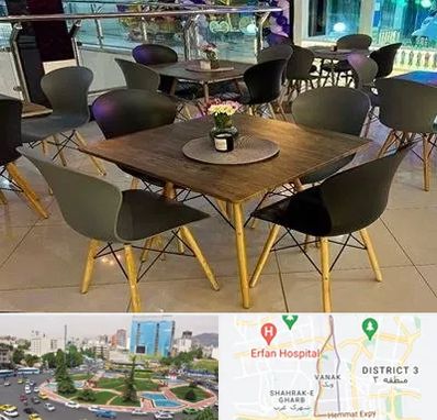 فروش میز و صندلی رستورانی در ونک 