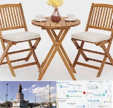 فروش میز و صندلی تاشو در کارگر جنوبی 