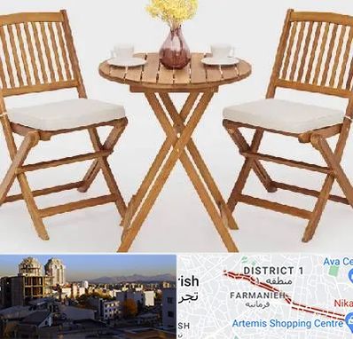 فروش میز و صندلی تاشو در فرمانیه 
