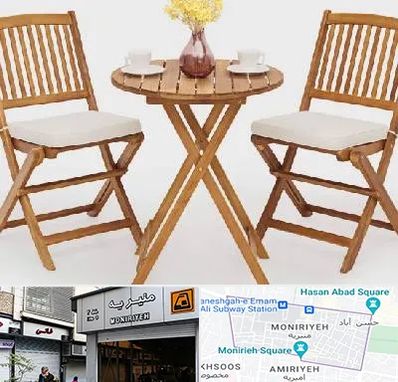 فروش میز و صندلی تاشو در منیریه 