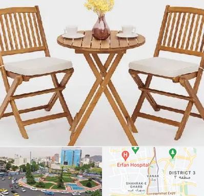 فروش میز و صندلی تاشو در ونک 