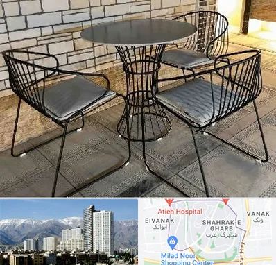 فروش میز و صندلی فلزی در شهرک غرب 