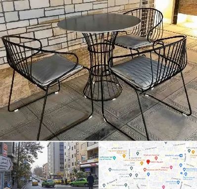 فروش میز و صندلی فلزی در فاطمی 