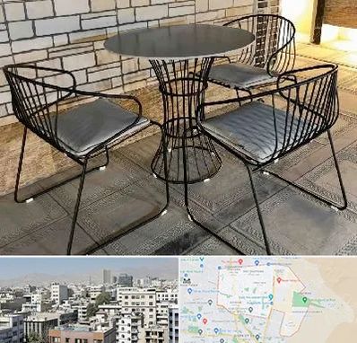 فروش میز و صندلی فلزی در منطقه 14 تهران 