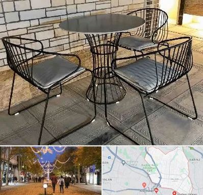 فروش میز و صندلی فلزی در ولیعصر ارومیه 