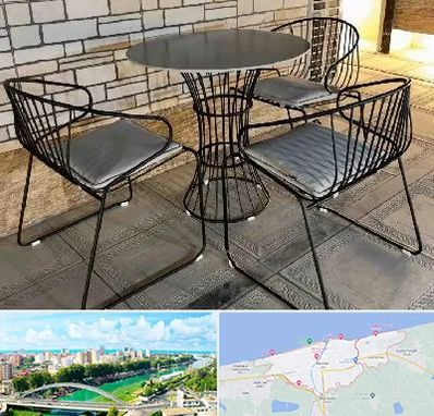 فروش میز و صندلی فلزی در بابلسر