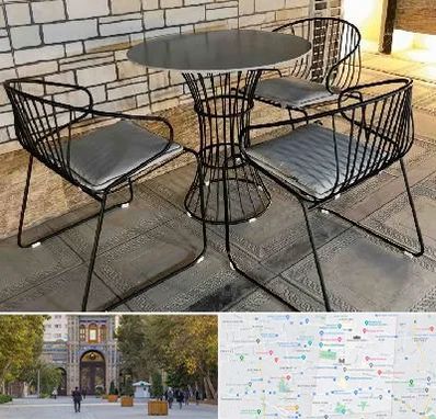 فروش میز و صندلی فلزی در منطقه 12 تهران 