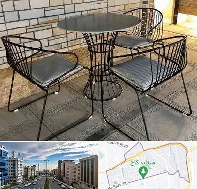 فروش میز و صندلی فلزی در سعادت آباد 
