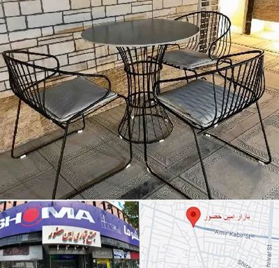 فروش میز و صندلی فلزی در امین حضور