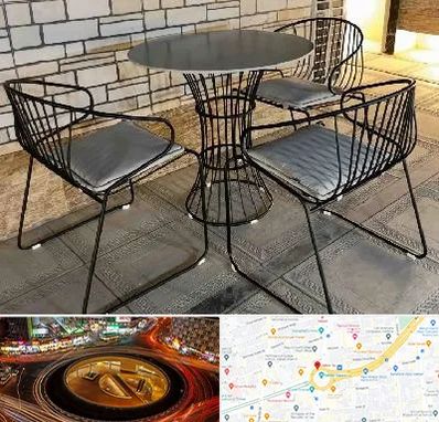 فروش میز و صندلی فلزی در میدان ولیعصر 