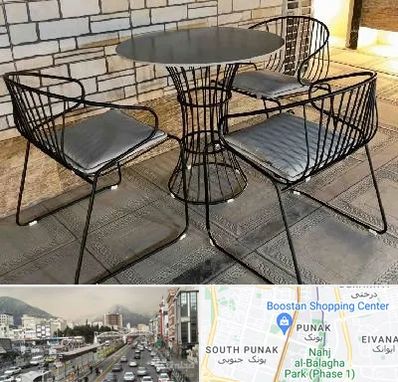 فروش میز و صندلی فلزی در پونک 