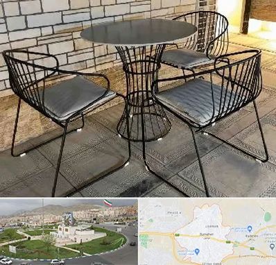 فروش میز و صندلی فلزی در بومهن