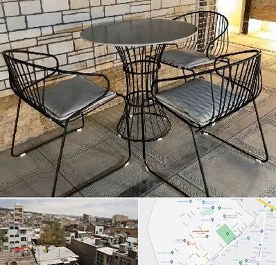 فروش میز و صندلی فلزی در شمیران نو 