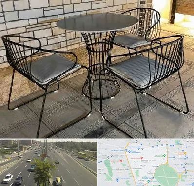فروش میز و صندلی فلزی در منطقه 17 تهران 