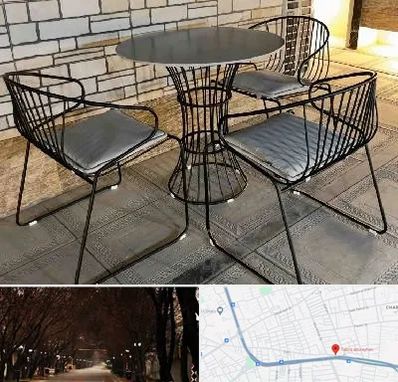 فروش میز و صندلی فلزی در ابوریحان تبریز 