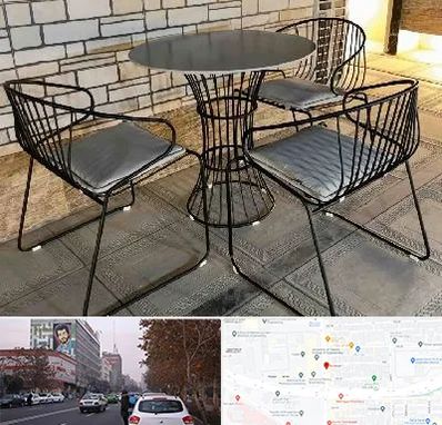 فروش میز و صندلی فلزی در کارگر شمالی 