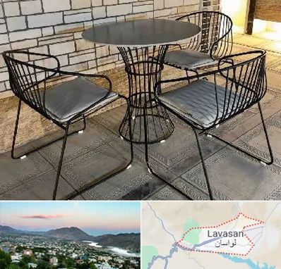 فروش میز و صندلی فلزی در لواسان