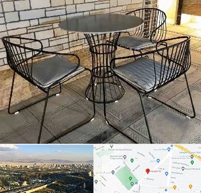 فروش میز و صندلی فلزی در هنگام 
