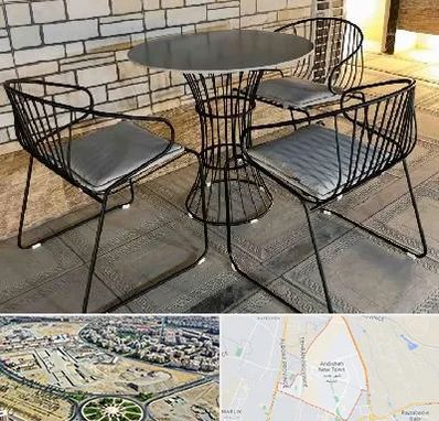فروش میز و صندلی فلزی در اندیشه