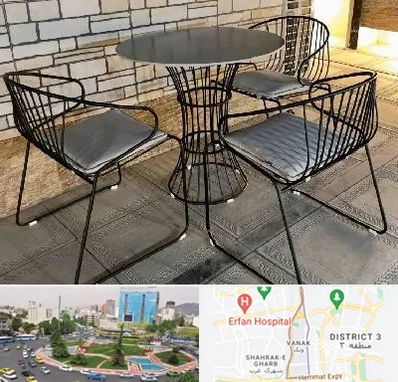 فروش میز و صندلی فلزی در ونک 