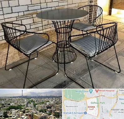 فروش میز و صندلی فلزی در گیشا 
