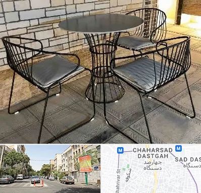 فروش میز و صندلی فلزی در چهارصد دستگاه 