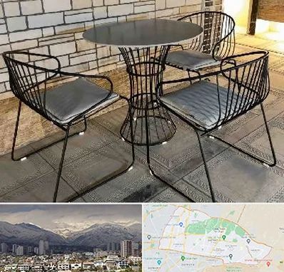 فروش میز و صندلی فلزی در منطقه 4 تهران 