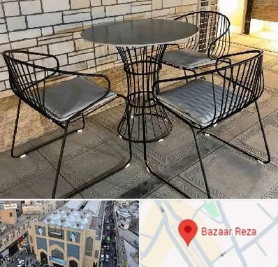 فروش میز و صندلی فلزی در بازار رضا مشهد