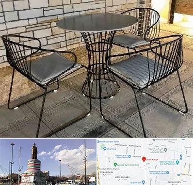 فروش میز و صندلی فلزی در کارگر جنوبی 