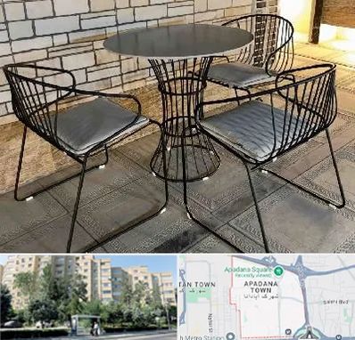 فروش میز و صندلی فلزی در آپادانا
