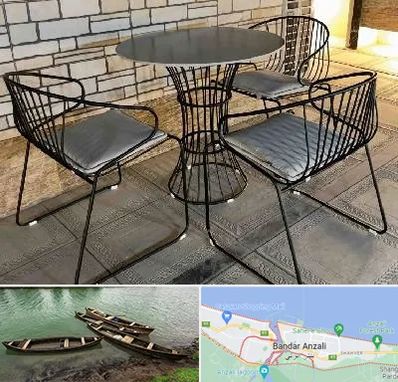 فروش میز و صندلی فلزی در بندر انزلی