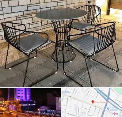 فروش میز و صندلی فلزی در آبرسان تبریز 